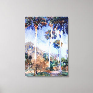 Toile Sargent - Palms, une peinture de John Singer Sarge