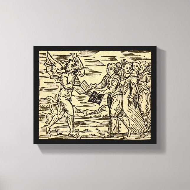 Toile Satan's Witches Swap Textes 8x10 (Recto)