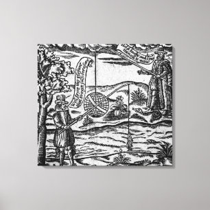 Toile Satire de la pêche, 'des ballades de Roxburghe de