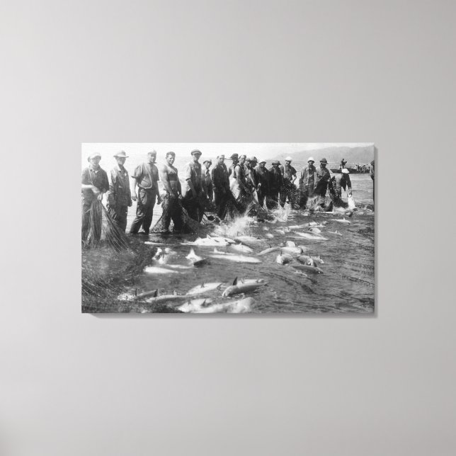 Toile Saumon à l'Astoria, OU photo (Recto)