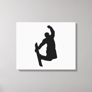Toile Saut de snowboard