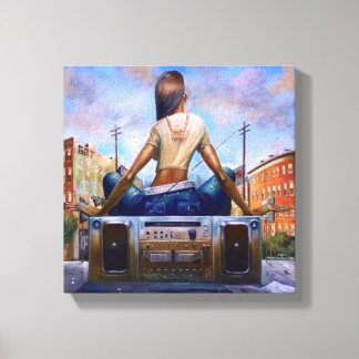 Toile Sauter ma boombox dans le trou