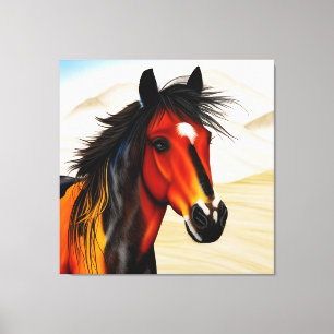Toile Sauvage Au Coeur - Un Pony Spiritué De Pinto Occid