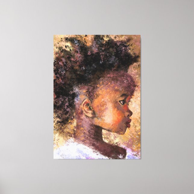 Toile Save Kids Canvas Print Peace - Peinture artistique (Recto)
