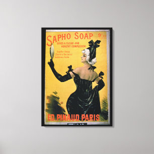 Toile 'Savon de Sapho - donne un teint clair et sain