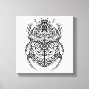 Toile Scarabée africain Zendoodle 6