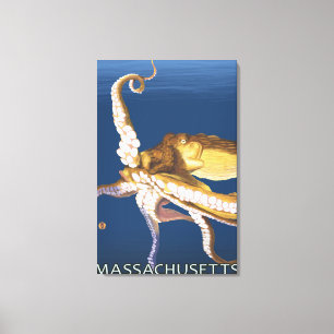 Toile Scène de MassachusettsOctopus