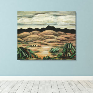 Toile Scène du désert par Marsden Hartley, Beaux-arts vi