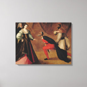 Toile Scène d'un jeu