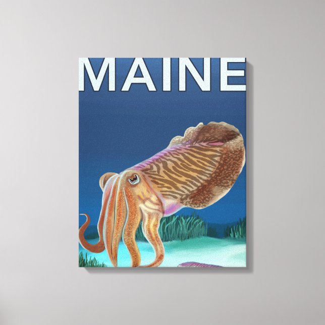 Toile Scène MaineCuttlefish (Recto)
