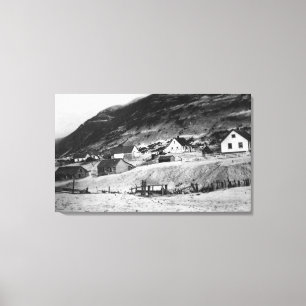 Toile Scène tôt de Kodiak, photographie de l'Alaska
