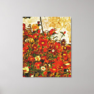 Toile Schiele - Domaine des fleurs, art