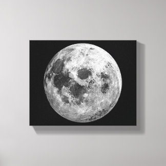 Toile Science de l'astronomie spatiale de la Pleine lune