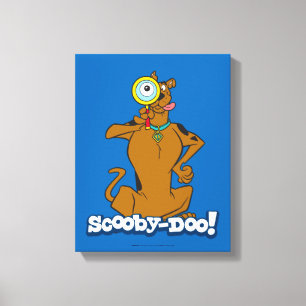 Toile Scooby Doo Avec Verre Magnifiant