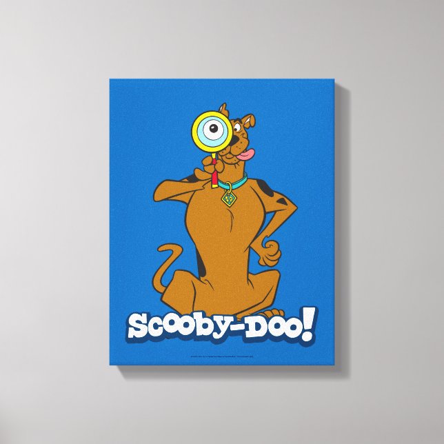Toile Scooby Doo Avec Verre Magnifiant (Recto)