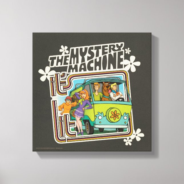 Toile Scooby-Doo | "C'est Lit" Mystery Machine Graphic (Recto)