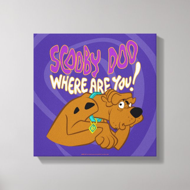 Toile Scooby-Doo effrayé (Recto)