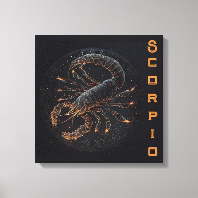 Toile Scorpio—23 octobre-21 novembre (Recto)