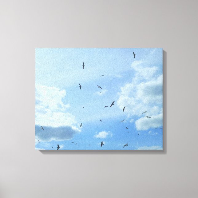 Toile Seagull Sky (Recto)