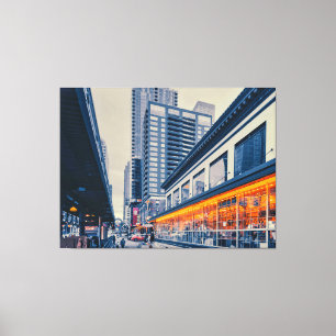 Toile Seattle Skyline