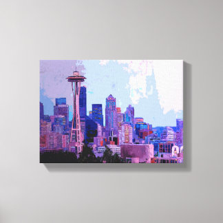 Toile Seattle Skyline