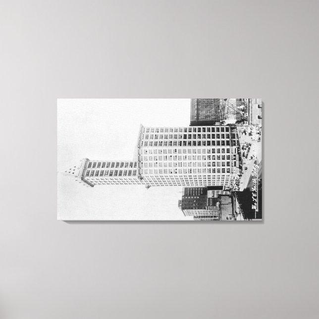 Toile Seattle, WA - Édifice de la tour Smith (Recto)