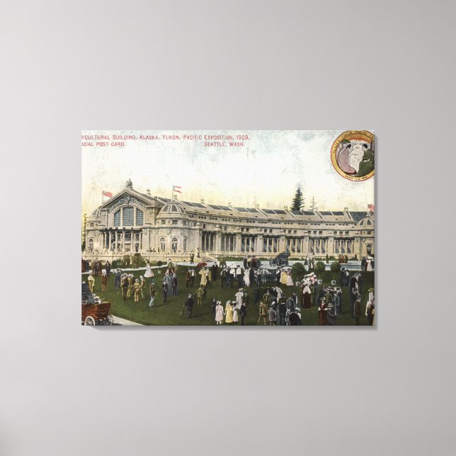 Toile Seattle, Washington - Vue de l'agriculture (Recto)