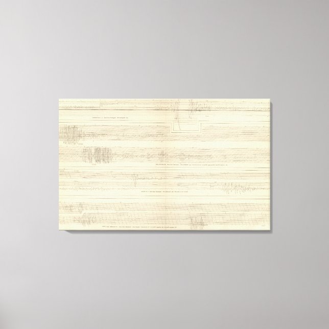 Toile Seismogrammes californiens 8 (Recto)