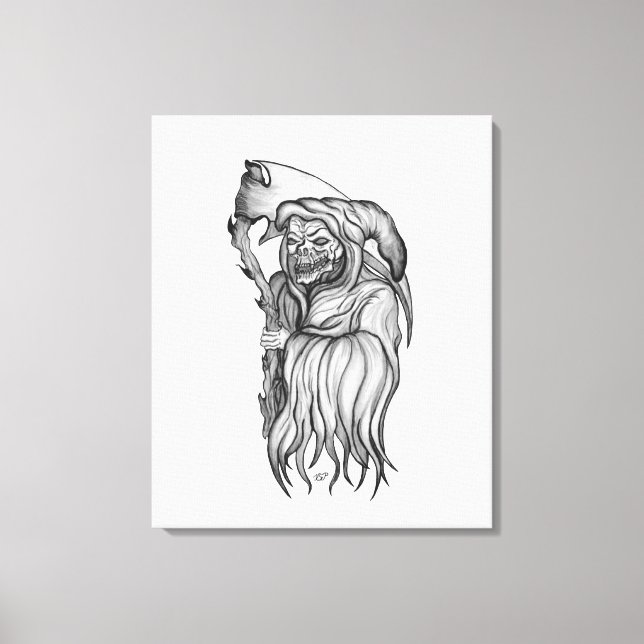 Toile Sensenmann - La mort (Recto)