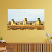 Sentinelles des Prairies Mossleigh Alberta Canvas