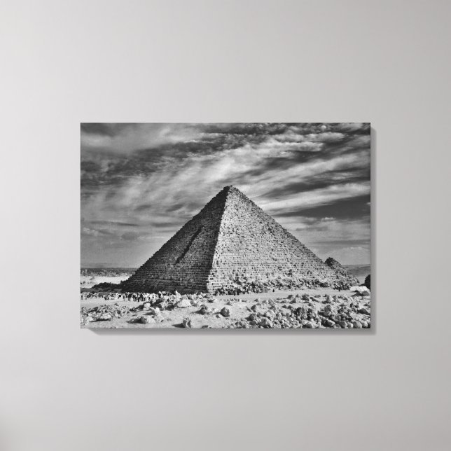 Toile Sepia Pyramid (Recto)
