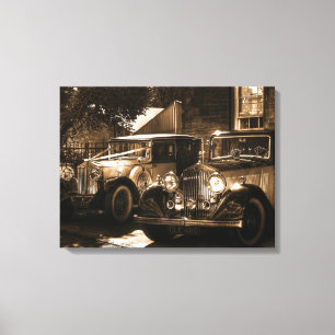 Toile Sepia Rolls Royce
