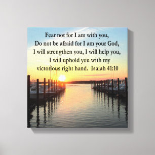 TOILE SERENE ISAIAH 41:10 SUNSET PHOTO DESIGN