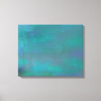 Sérénité Abstraite verte et violette