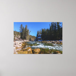 Toile Sérénité au 5e pont - rivière Athabasca
