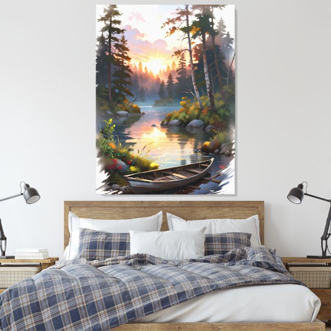 Toile Sérénité emplumée (Insitu(Chambre))