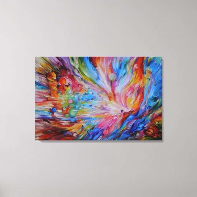 Toile Série d'histoires de création "First Garden" (Recto)