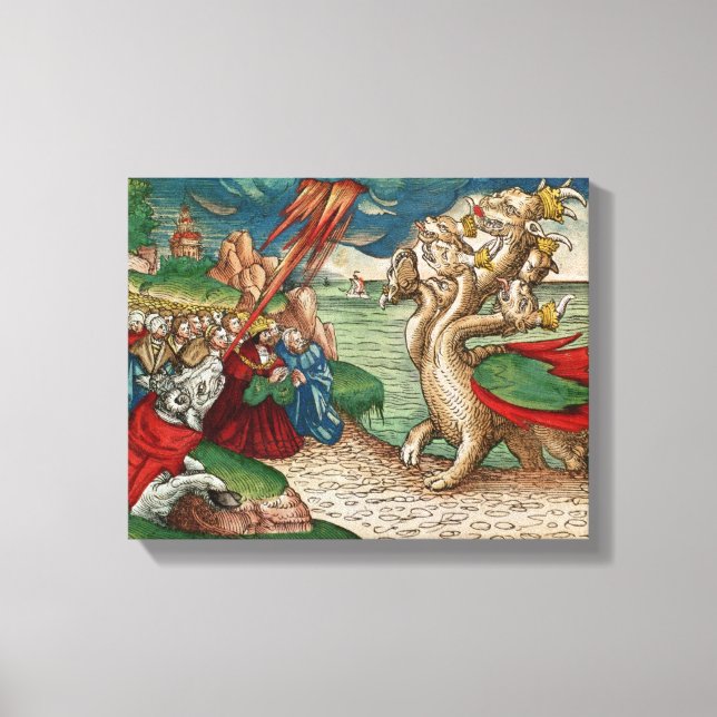 Toile Serpent à sept têtes du Livre de (Recto)