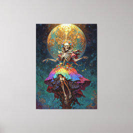 Toile Seven Powers Santa Muerte