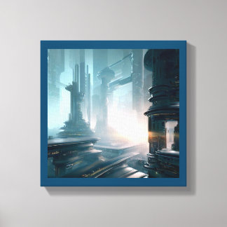 Toile SF Ville Futuriste 4