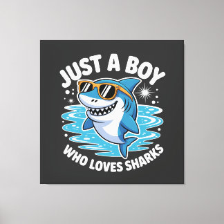 Toile Shark Funny Quote 