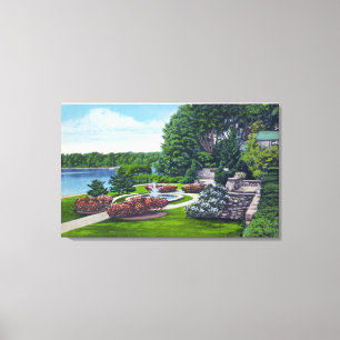 Toile Shotwell Memorial Park et vue de lac