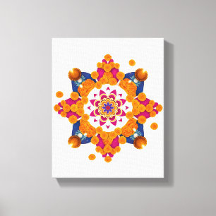 Toile Shubh Diwali Art traditionnel indien du mur