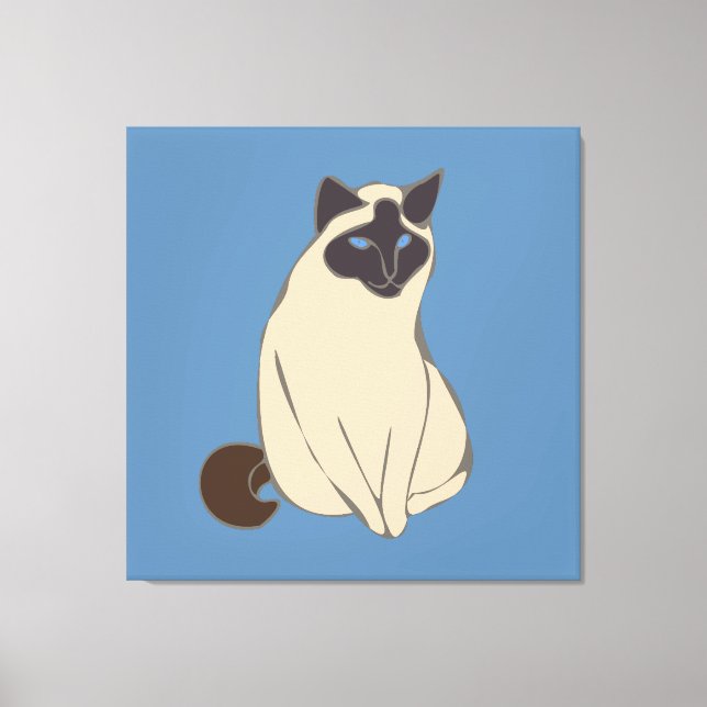 Toile Siamese Cat (Recto)