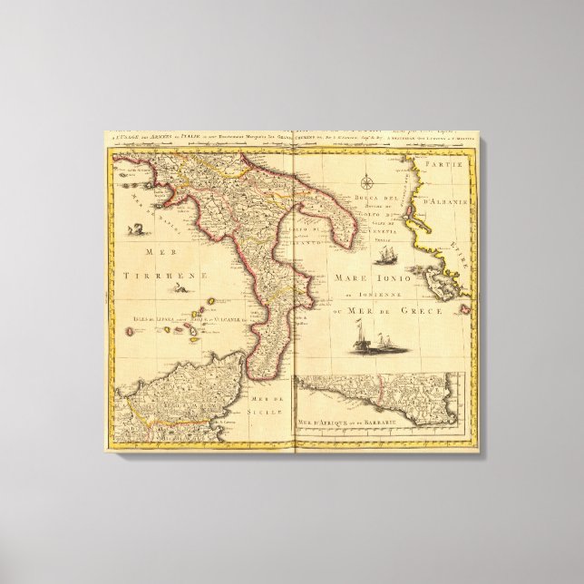 Toile Sicile Italie (Recto)