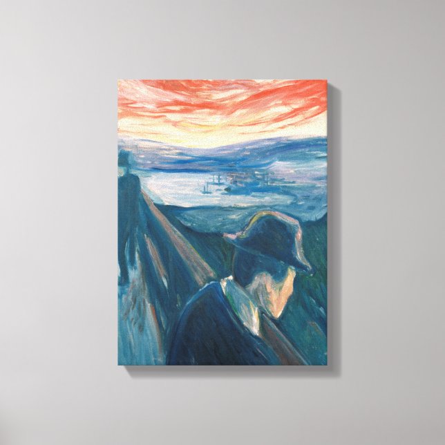 Toile Sick Mood au coucher du soleil, Despair (par Edvar (Recto)