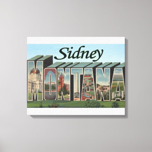 Toile Sidney, Montana (Recto)