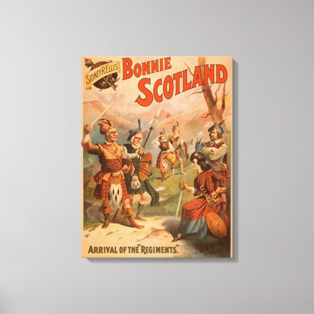 Toile Sidney R. Ellis' Bonnie Scotland Scottish Play 4 (Recto)