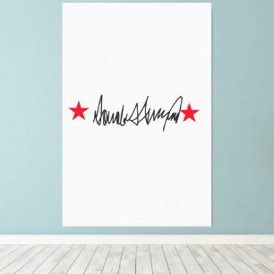 Toile Signature Trump
