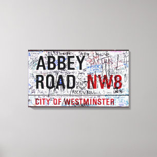 Toile SIGNE ABBY Road Londres